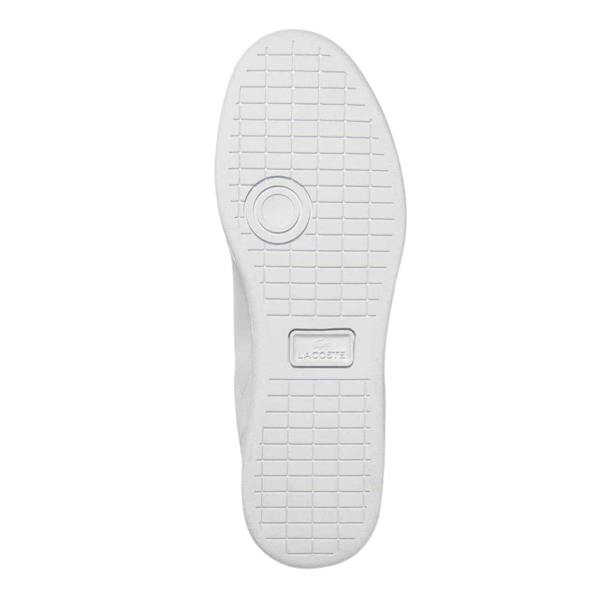 Lacoste Mens Carnaby Pro 123 Nappa Leather Flat Trainers - White/Navy - 