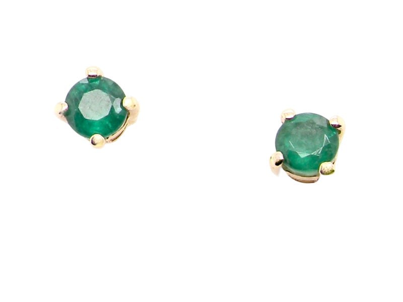 Vintage Tom A pair of Emerald stud earrings