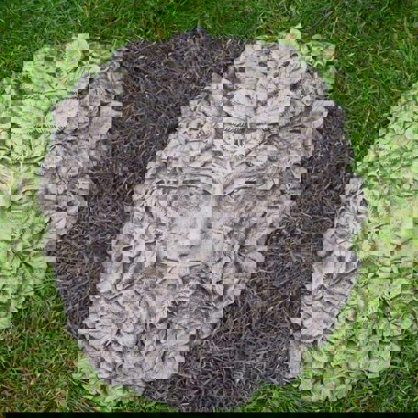 Stone Cast Large Female Leaf Wall Plaque