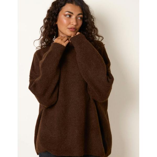 Blue Vanilla High Neck Soft Jumper