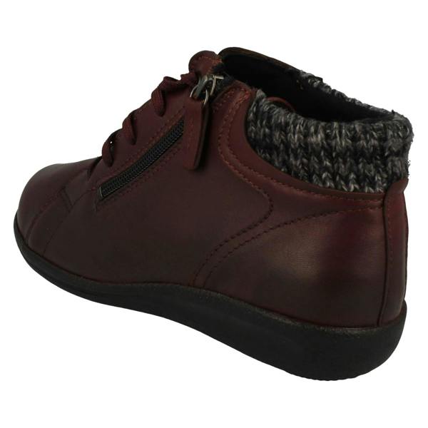 DB Shoes Ladies DB Shoes 2V Dual Fitting Ankle Boots Pipit