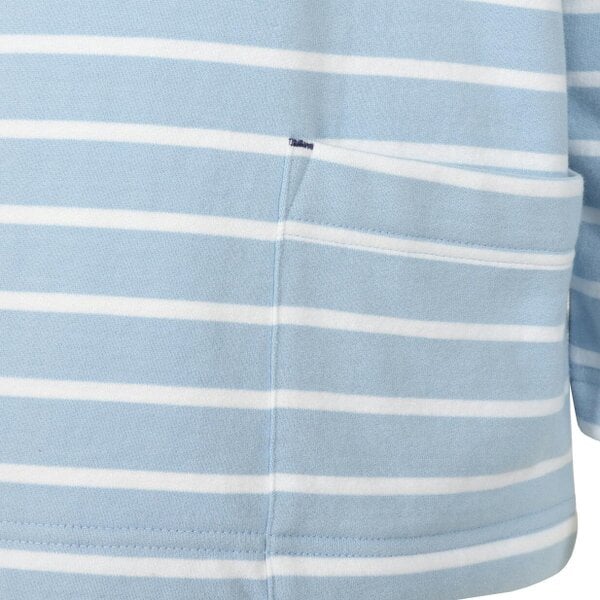Lazy Jacks LJ94S - Striped Roll Neck Sweatshirt - Sky