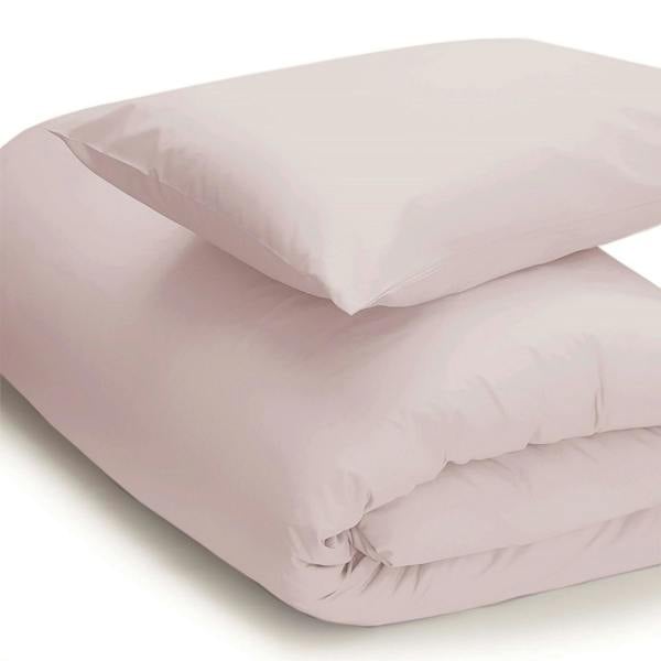 Belledorm Easycare Percale Duvet Cover - Powder Pink - 