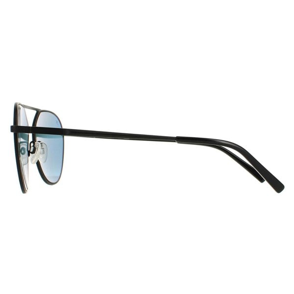 Serengeti Sunglasses Odell SS555003 Matte Black Saturn Polarized Petrol Blue