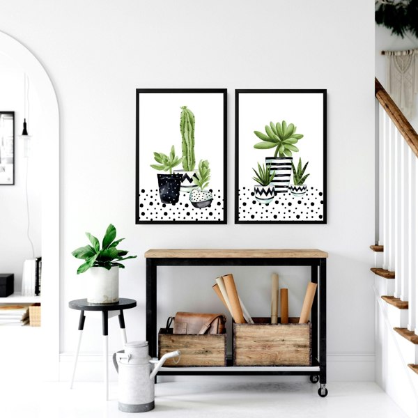 Art for the kitchen wall | set of 2 wall art prints