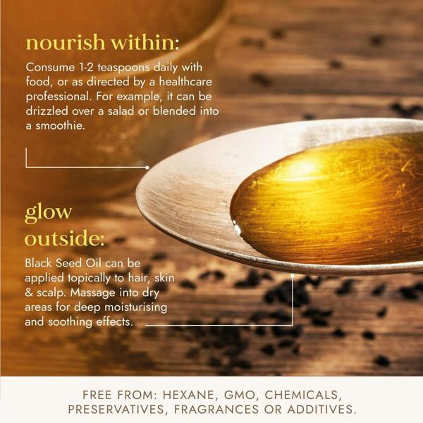 Fushi Wellbeing Organic Black Seed Oil 100ml