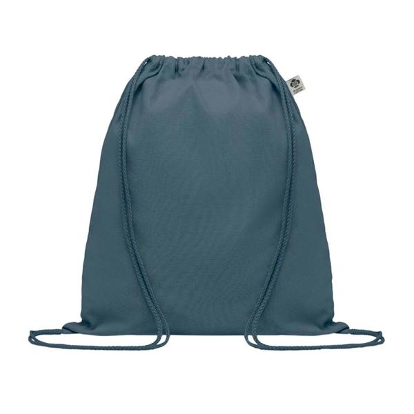 MidOcean Yuki Organic Cotton Drawstring Bag - Blue - 