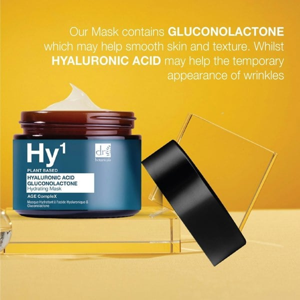 RDB523 Dr Botanicals Hyaluronic Acid 1% & Gluconolactone Mask 60ml