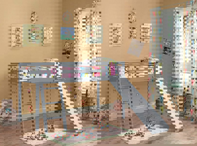 Comfy Living Practical 3ft Wooden Mid Sleeper Bed - A Stylish and Space-Efficient Choice for Your Child’s Bedroom