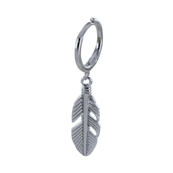 Men's Feather Sleeper Earring - Reeves & Reeves