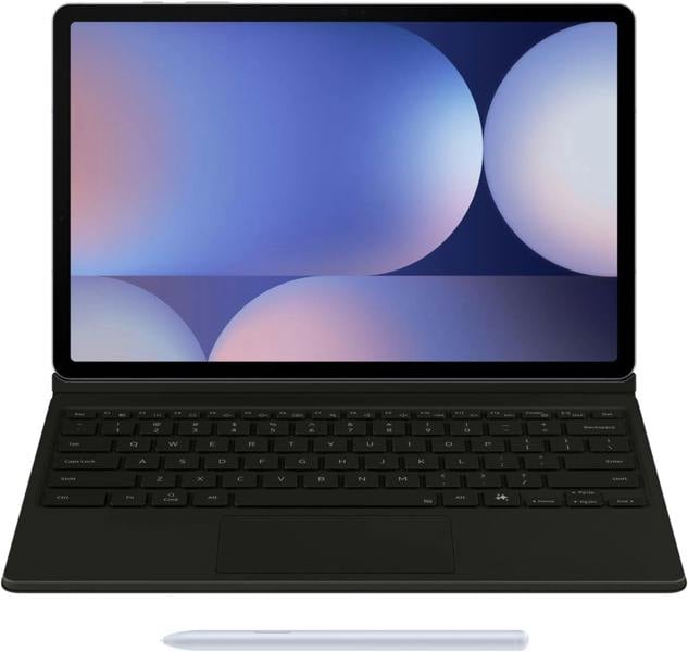 Samsung Galaxy Tab S9/S10 Plus FE 12.4" Book Cover French Keyboard AI Key Black - EF-DX825BBEGFR