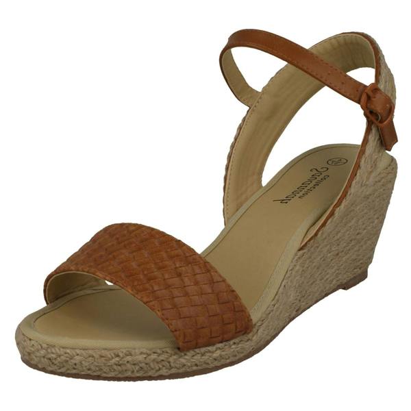 Savannah Ladies Savannah Rope Wedge Sandals