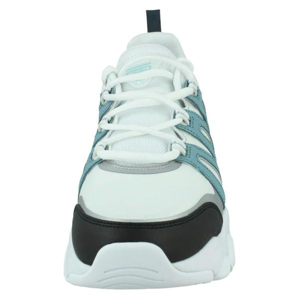 Skechers Ladies Skechers Casual Lace Up Trainers D'Lites 3.0 Trendy Feels 12957