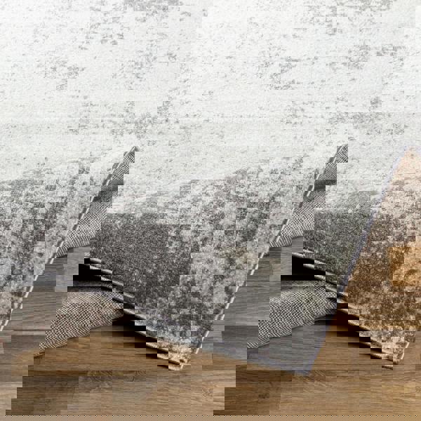 Livabliss Chester-Abstract Grey White Modern Marble Rug