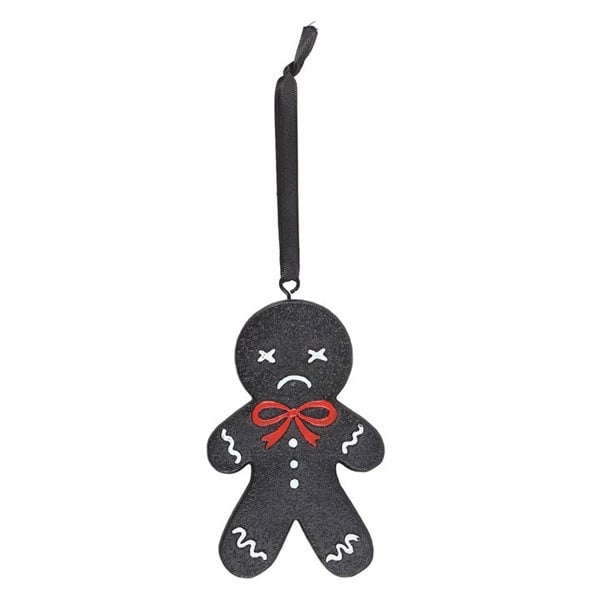 Serano Black Gingerdead Man Hanging Ornament