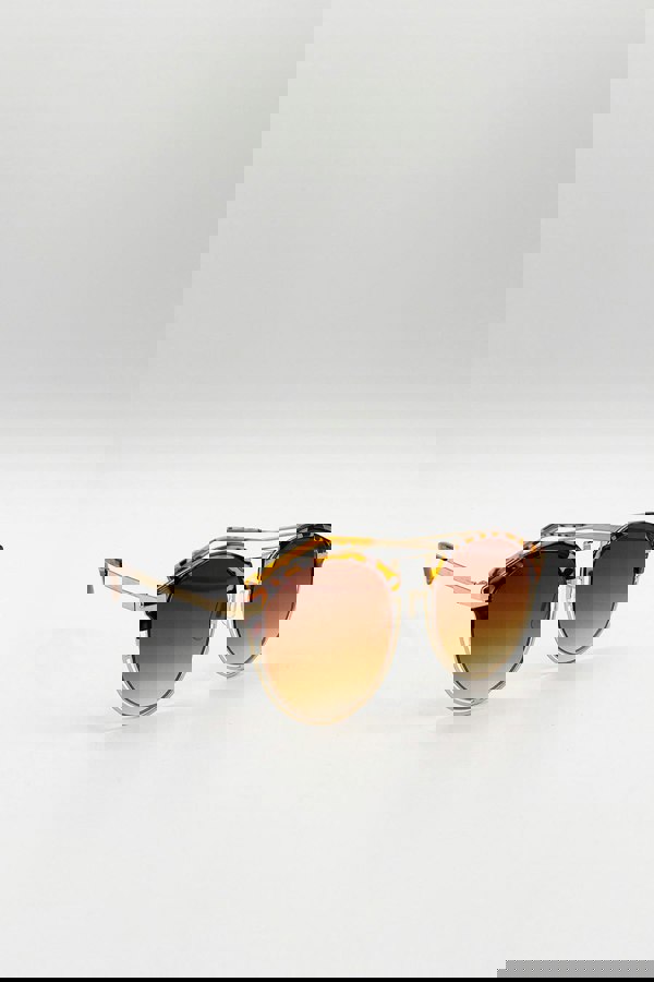 SVNX Brown Tortoise Sunglasses with Brown Lenses