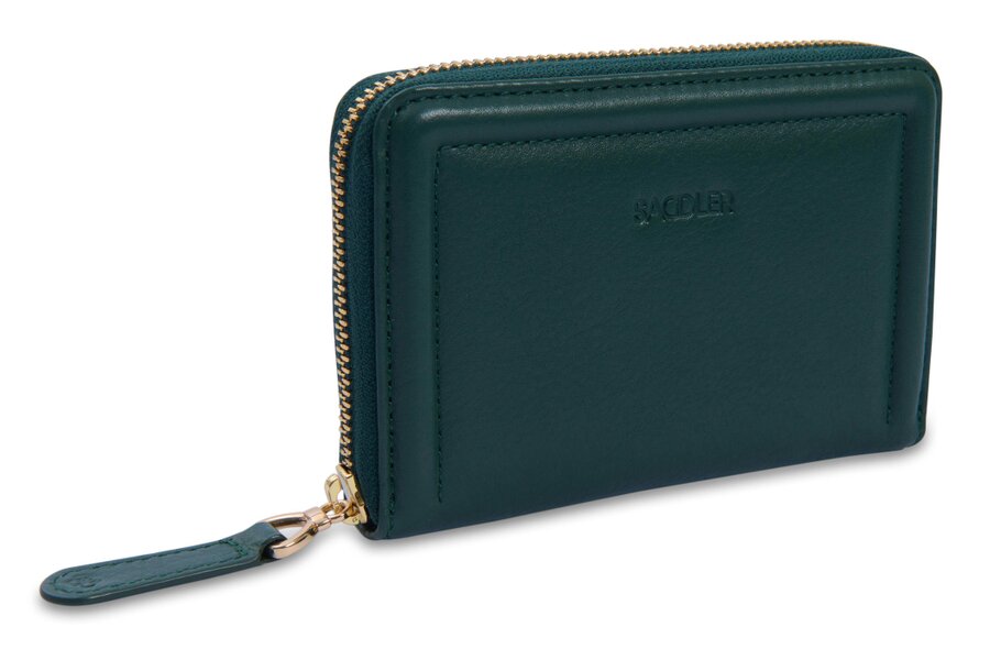 SADDLER "Annie" 3 Way Zipper RFID Real Leather Zipper Wallet (Gift Boxed) - Green