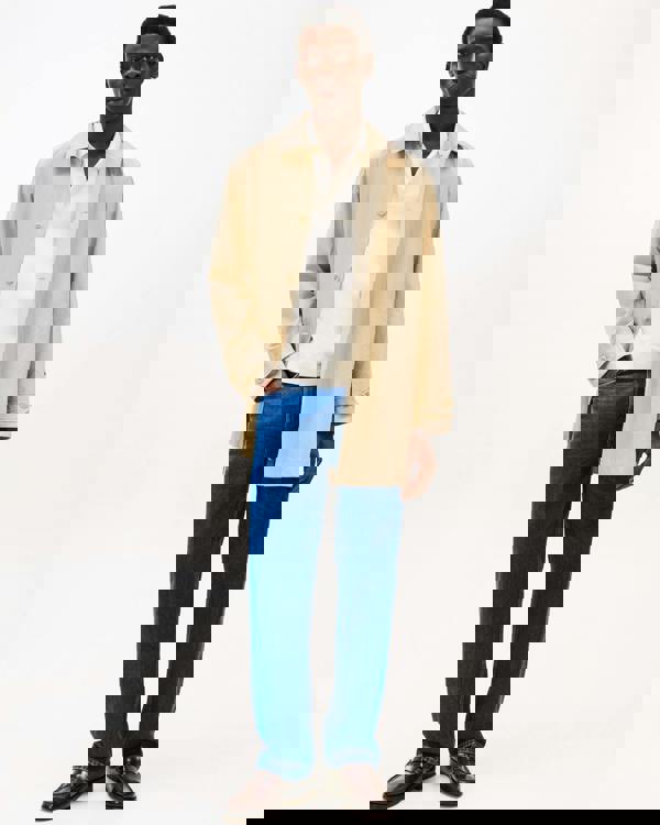 Tommy Hilfiger Essential Cotton Mens Knitted Polo - Ivory Petal