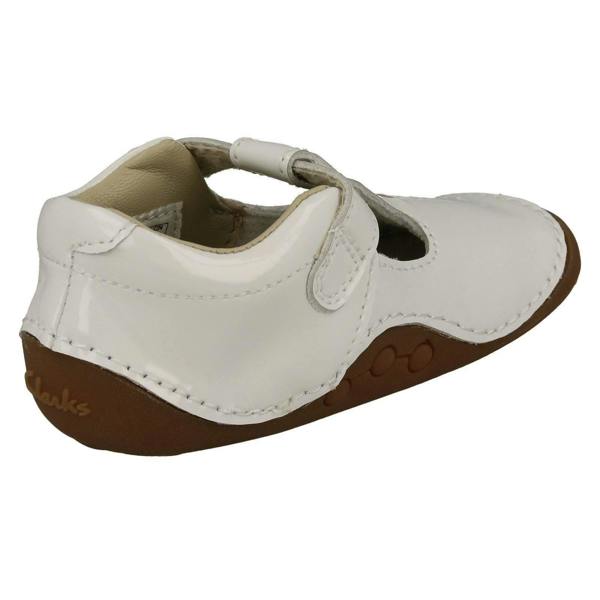 Clarks Girls Clarks Casual Pre Walker Shoes with Heart Detail Tiny Beat T