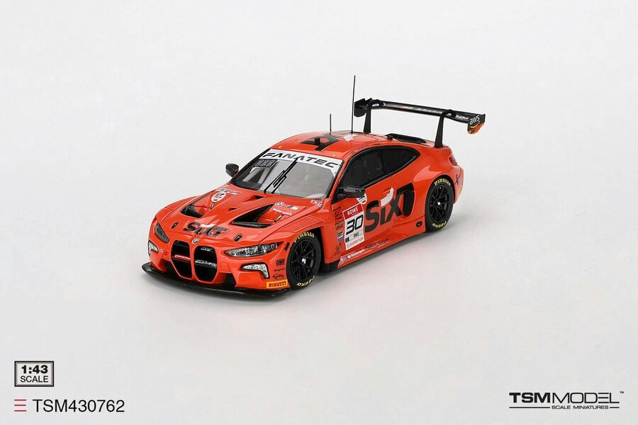 MCSlots BMW M4 GT3 #30 BMW M Team WRT 2023 IGTC Indy 8Hrs Winner 1:43 Scale TSM430762