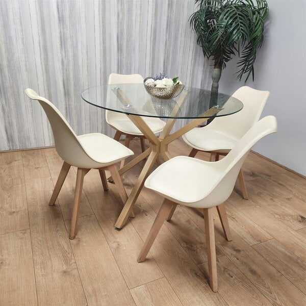 Kosy Koala Dining Table Set with 4 Chairs Dining Room, and Kitchen table set of 4
