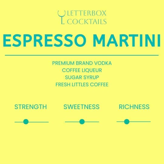 Letterbox Cocktails Espresso Martini Mini 100ml - Premium Letterbox Cocktail Gift