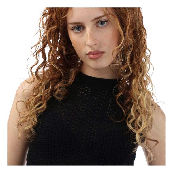 Boss Womens/Ladies Fassie Crochet Top - Black - 