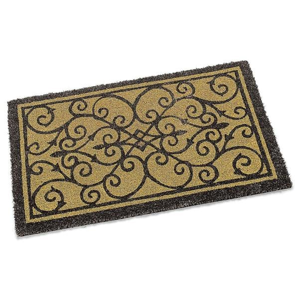 Museum Selection Curlicue Coir Doormat - 75 x 45cm - Garden Essential