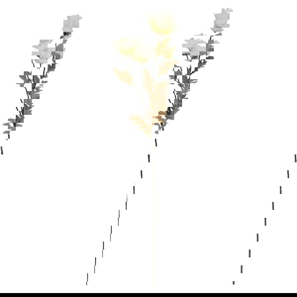 Hill Interiors Poppy Artificial Flower - White - 