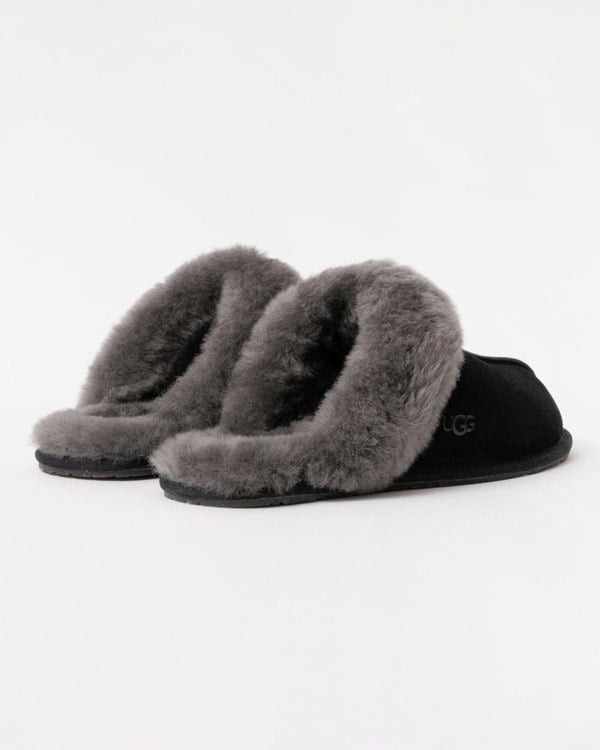 UGG Scuffette II Womens Slipper - Black/Grey