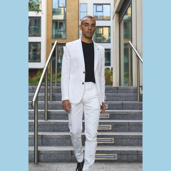 34" Jacket 28" Trousers, 36" Jacket 30" Trousers, 38" Jacket 32" Trousers, 40" Jacket 34" Trousers, 42" Jacket 36" Trousers, 44" Jacket 38" Trousers, 46" Jacket 40" Trousers, 48" Jacket 42" Trousers, 50" Jacket 40" Trousers, 50" Jacket 42" Trousers, 50" Jacket 44" Trousers, 52" Jacket 42" Trousers, 52" Jacket 44" Trousers, 52" Jacket 46" Trousers, 54" Jacket 44" Trousers, 54" Jacket 46" Trousers