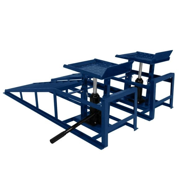 T-mech Hydraulic Car Ramps - 3 Tonne