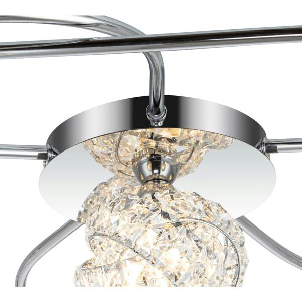 COSYLYTE Mirri 6 Light Glass Beaded Shade Ceiling Light
