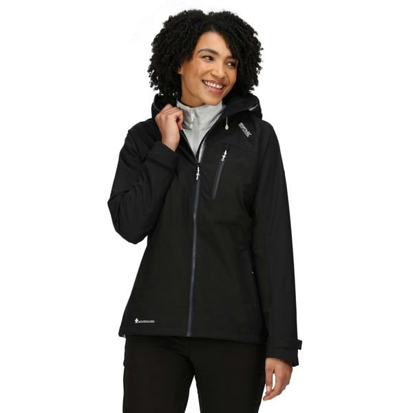 Regatta Womens/Ladies Britedale Waterproof Jacket - Black - 