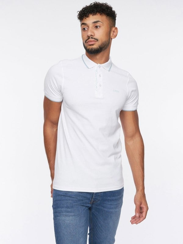 Crosshatch Kendrick Polo White
