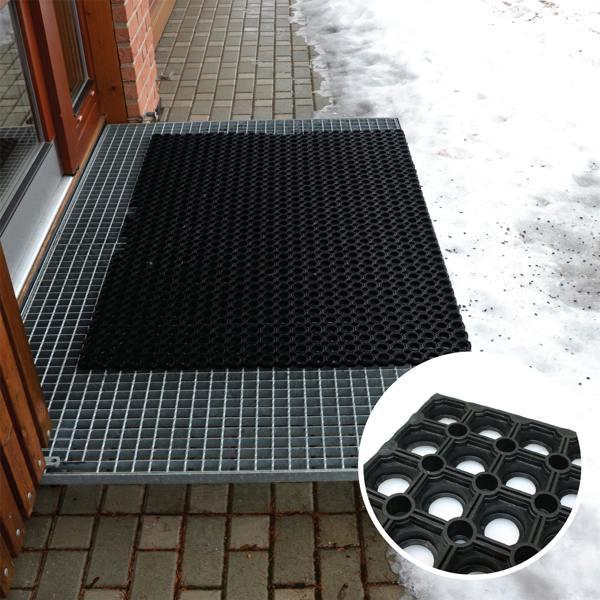 Hometex Solutions Hometex® All Seasons Outdoor Entrance Mat Black