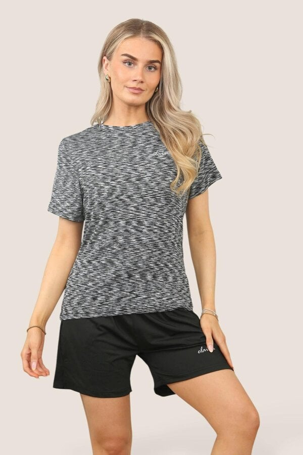 Elaina Fashion Women's Activewear Set – Lightweight Performance T-Shirt & Shorts with Pockets, Gym, Yoga, Running | Various Colours