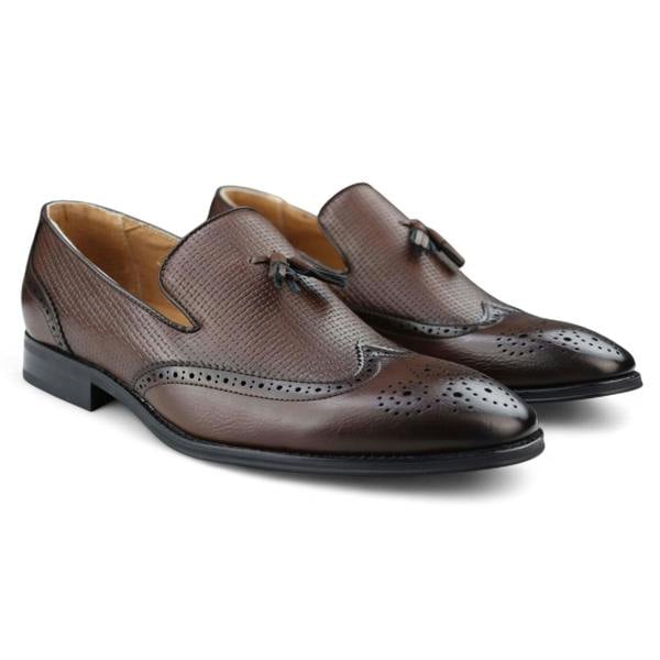 Dolcetto Men's Tassel Moccasin Loafers Smart Slip-On Dress Shoes