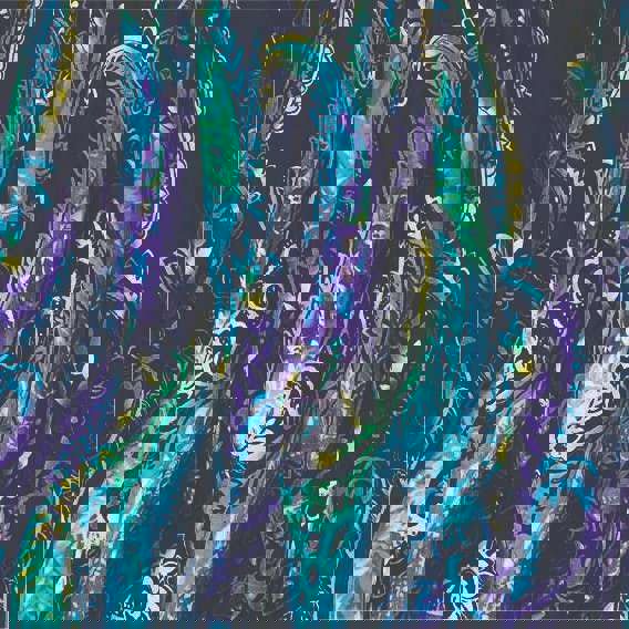 Teal | Printed Ruched Waist Midi Dress