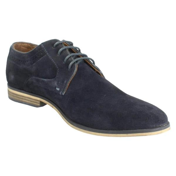 Front Mens Front Suede Leather Lace Up Smart Shoes Carter FR740
