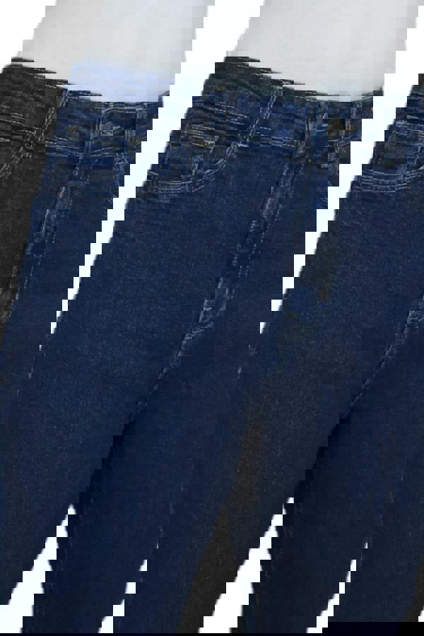 Paulo Due Womens Classic Straight Leg Denim Jeans