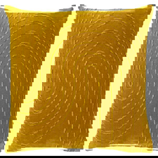 Furn Mangata Velvet Cushion Cover - Ochre Yellow