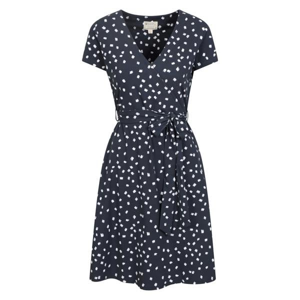 Mountain Warehouse Womens/Ladies Santorini Daisy Jersey UV Protection Dress - Navy - 
