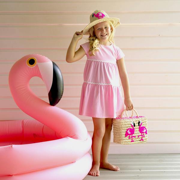 Rachel Riley Pink Ric Rac Jersey Dress