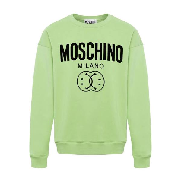 Moschino Mens Milano Jumper - Green - 