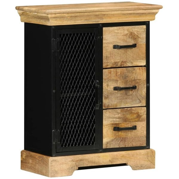 Berkfield Sideboard 60x30x75 cm Solid Mango Wood