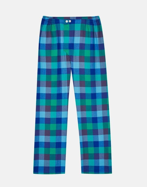 Men's Brushed Cotton Pyjama Set –  Blue Shire Square - British Boxers