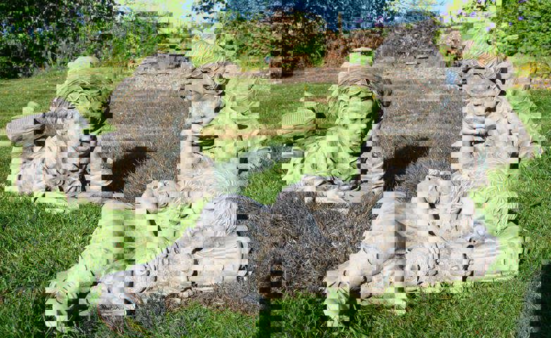 Fabulous Set of Three Children Garden Ornament