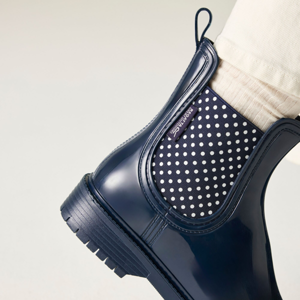 Regatta Women's Lady Harriett II Ankle Wellington Boots - Navy/White Sand