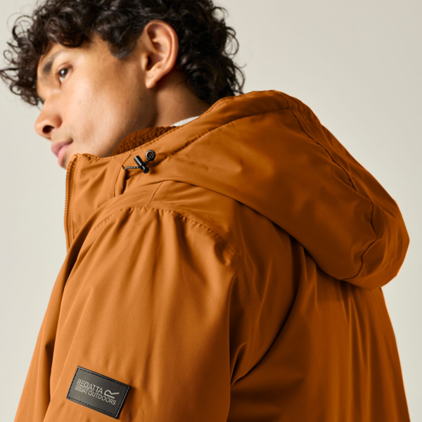 Regatta Mens Frankie Waterproof Insulated Jacket - Rich Tan